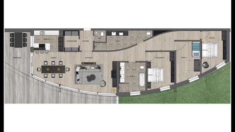 Grundriss Penthouse im Familienhotel Schreinerhof